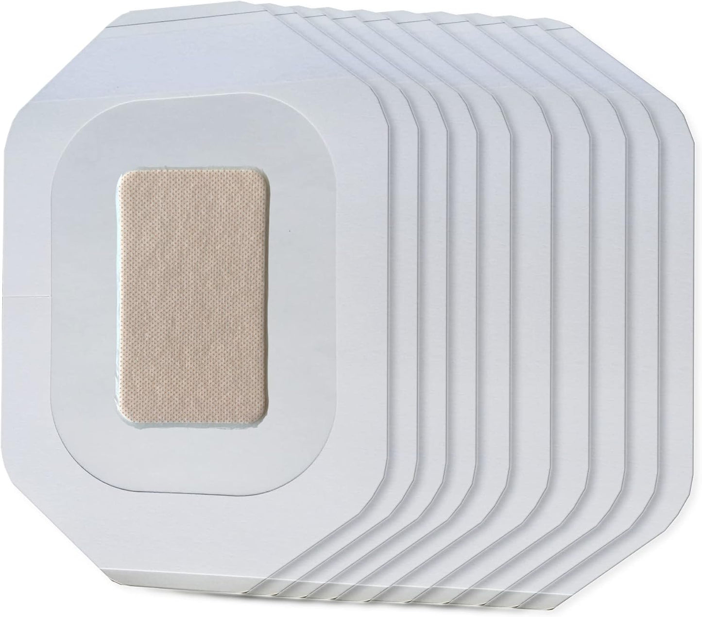 Waterproof Plaster Transparent Adhesive Island Film Dressing Bandages 10cm x 12cm x 10pcs (with Pad)