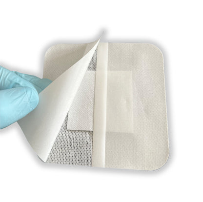 Sterile Non Woven Gauze Island Wound Dressings Sterile Large Size 10cm x 10cm (Box of 25)